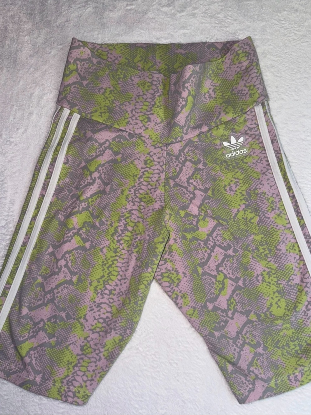 Adidas Originals Snake Print Bike Shorts Small - Picture 8 of 12